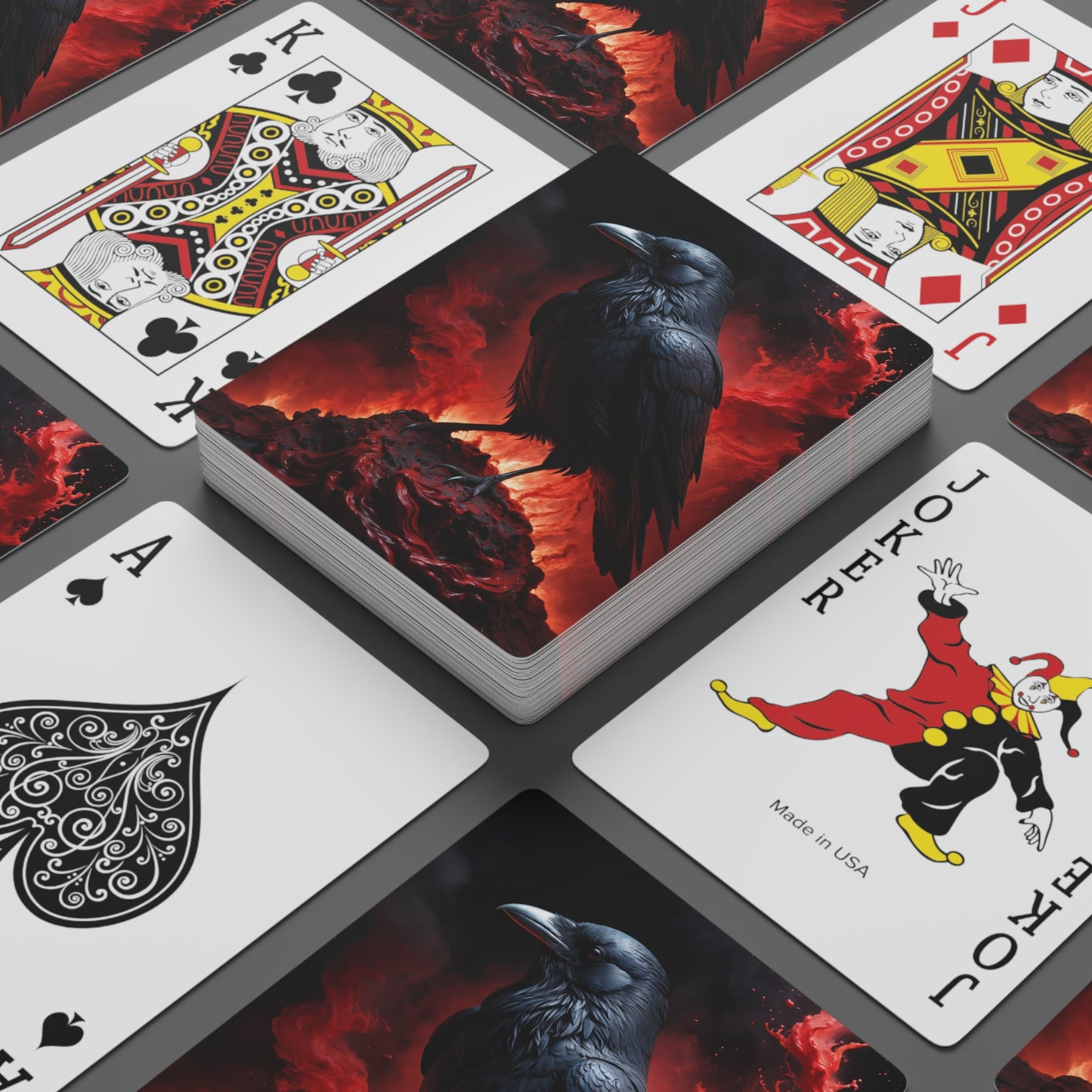 Ravens From Hell |  Poker Cards
