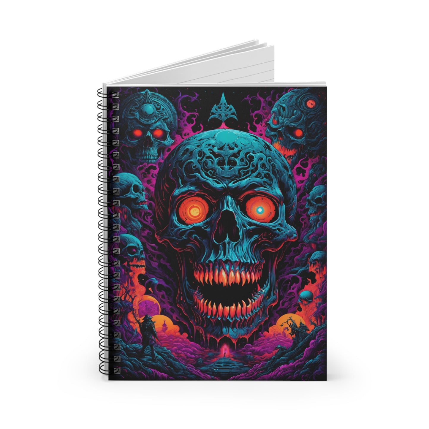 Retro Classic Horror | Spiral Notebook - Ruled Line