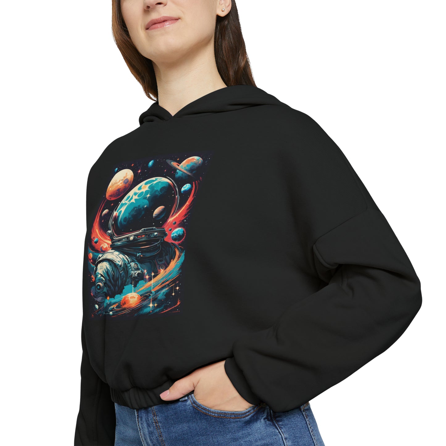 Space Edition | Women's Cinched Bottom Hoodie